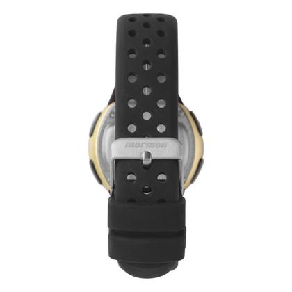 Imagem de Relógio Feminino Digital de Pulso Preto e Dourado com Pulseira de Silicone à Prova D Água Pequeno Delicado Casual Esportivo Mormaii