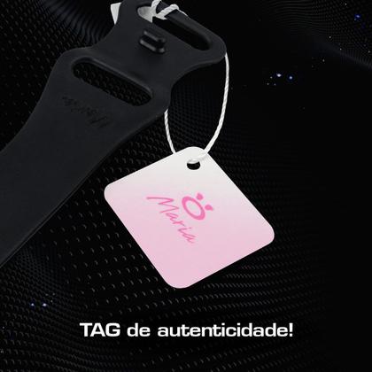 Imagem de relogio feminino digital rosa quadrado led silicon prova dagua ajustavel qualidade premium led moda original