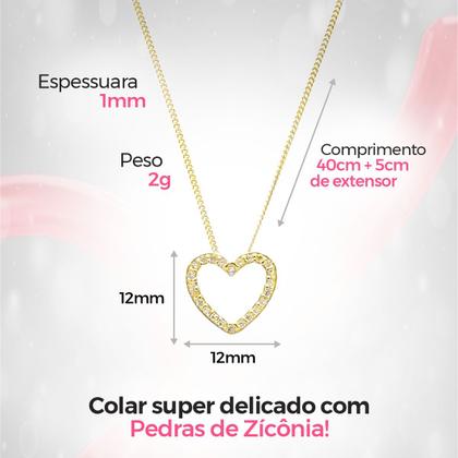 Imagem de relogio feminino dourado aço + colar mãe coração + caixa inoxidável casual strass presente social