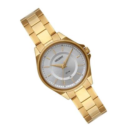 Imagem de Relogio Feminino Dourado Com Data  Pequeno Orient Original