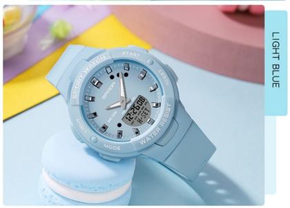 Imagem de Relógio Feminino Esportivo Duplo Dial Digital À Prova D'água