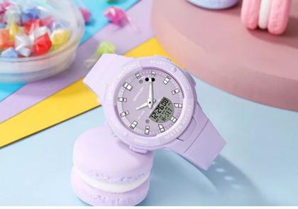 Imagem de Relógio Feminino Esportivo Duplo Dial Digital À Prova D'água