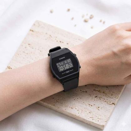 Imagem de Relógio Feminino Marca Casio Vintage Digital Esportivo Preto Nude Rose Gold LW-204