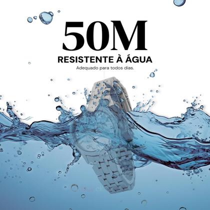 Imagem de Relogio Feminino Mondaine Aço Inoxidavel Prata Mostrador Prata Com Pulseira Original Resistente a Agua 1 Ano de Garantia 32610L0MKNE2K4L12