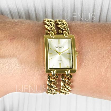 Imagem de Relógio Feminino Mondaine Quadrado Pulso Clássico Original