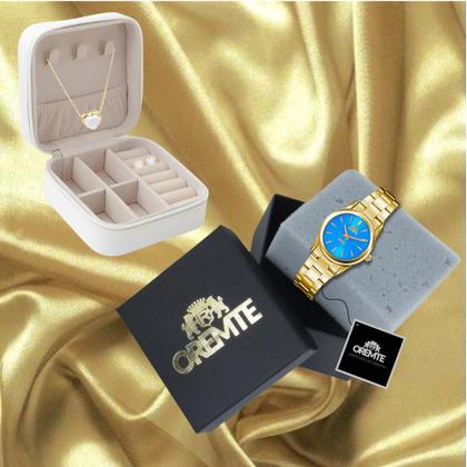 Imagem de Relógio Feminino Oremte Semi-automático Aprova D'agua Original 