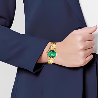 Imagem de Relógio Feminino Oremte Semi-automático Aprova D'agua Original 