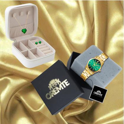 Imagem de Relógio Feminino Oremte Semi-automático Aprova D'agua Original 