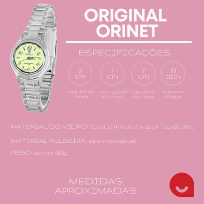 Imagem de Relógio Feminino Orinet automatico A Prova D Agua original