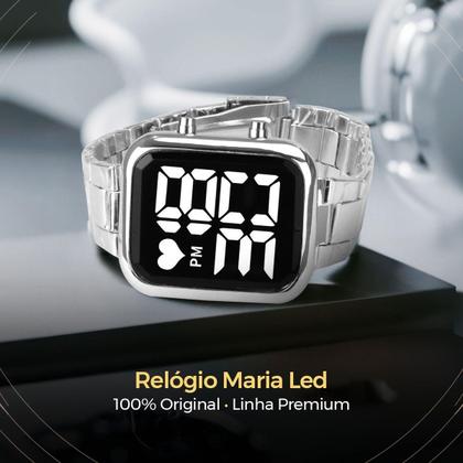 Imagem de Relogio Feminino Prata Aço Inox + Caixa + Pulseira Pandora