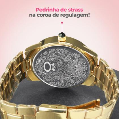 Imagem de Relogio feminino premium strass envio 24h garantia