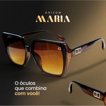 Imagem de relogio feminino prova dagua + oculos protecao uv + caixa marrom rose acetato ajustavel social original banhado silicone
