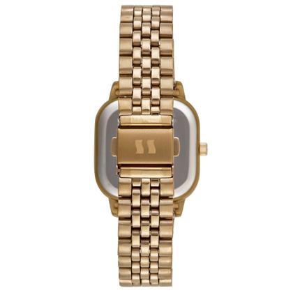 Imagem de Relógio Feminino Quadrado Dourado Minimalista - Seculus