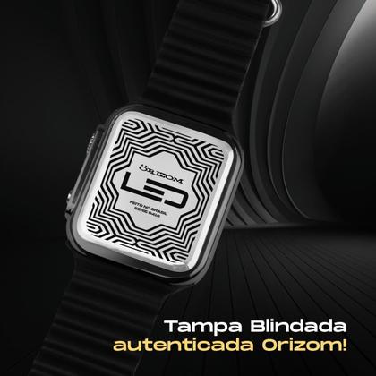 Imagem de Relogio feminino silicone digital ultra prova dagua caixa pulseira ajustavel led preto black piano