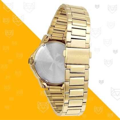 Imagem de Relógio Feminino Technos Dourado Prova D'água Garantia 1 Ano