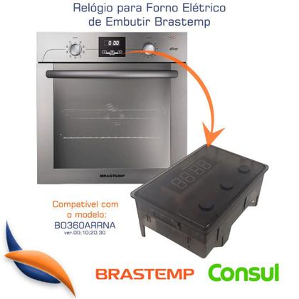 Imagem de Relógio Forno Elétrico Embutir Brastemp Bo360ar 326076094