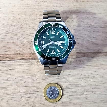 Imagem de Relógio Fossil Masculino Analógico Prateado FS5690/1KN
