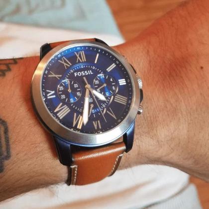 Imagem de Relógio Fossil Masculino Grant Azul - FS5151/0AN