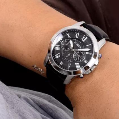 Imagem de Relógio Fossil Masculino Grant Preto - FS4812/0PN
