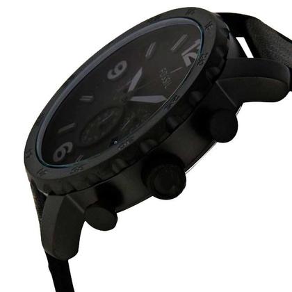 Imagem de Relógio Fossil Masculino Preto Nate JR1354/2PN Analógico 10 Atm Cristal Mineral Tamanho Grande