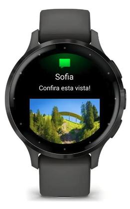 Imagem de Relógio.Garmin.Venu 3s Caixa de 41mm Grafite Pulseira Silicone Grafite 41mm