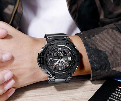 Imagem de Relógio Gosasa Analog Digital LED 50m à prova d'água para homens