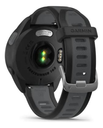 Imagem de Relógio GPS AMOLED Garmin 165 Music Preto Treino Fitness