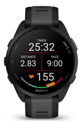 Imagem de Relógio GPS AMOLED Garmin 165 Music Preto Treino Fitness