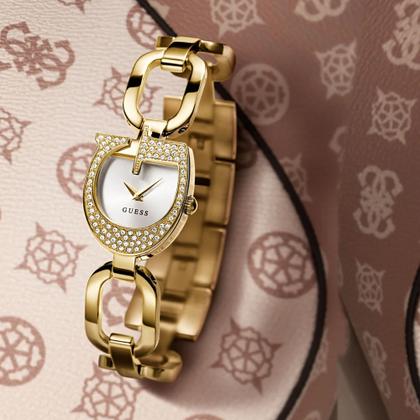 Imagem de Relógio Guess Dourado Feminino Gw0683l2