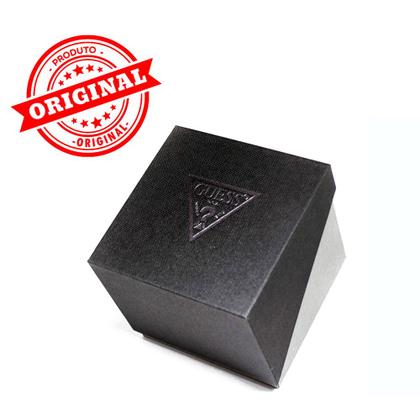 Imagem de Relógio GUESS feminino analógico dourado azul GW0696L2