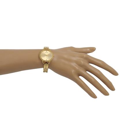 Imagem de Relógio GUESS feminino dourado strass GW0022L2