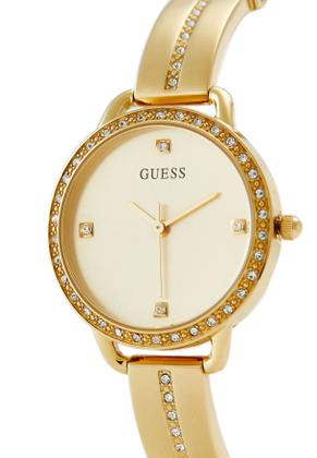 Imagem de Relógio GUESS feminino dourado strass GW0022L2