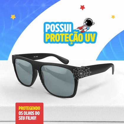 Imagem de relogio infantil digital + caixa + oculos sol + colar aranha menino data silicone homem aranha heroi