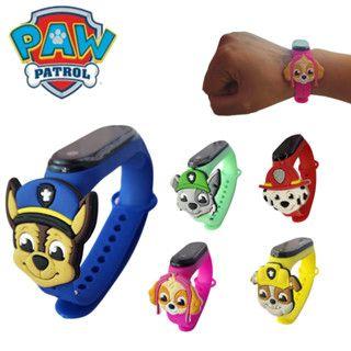 Imagem de Relógio Infantil Digital Menino Menina a Prova D Água Patrulha Canina