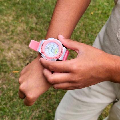 Imagem de Relogio Infantil Feminino Rosa Isaclock Original Resistente Criança Menina Irf001