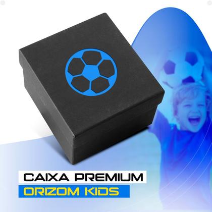 Imagem de Relogio Infantil Futebol Led + Caixa + Colar + Oculos Sol criança social proteção uv azul ajustavel original led menino