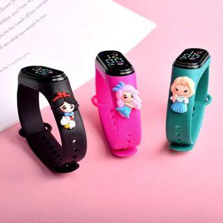 Imagem de Relógio Infantil Menina Digital Para Crianças Prova de Água Feminino Princesas Disney Novo