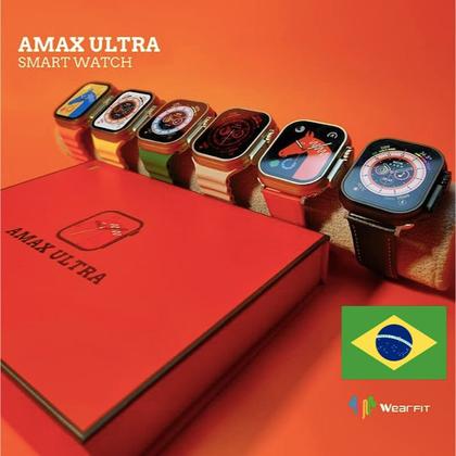 Imagem de Relogio Inteligente 2 Pulseiras Amax Ultra 2024 49mm