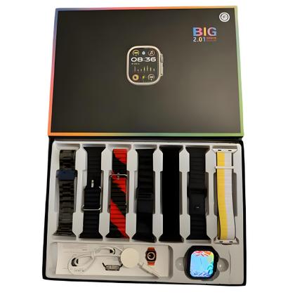 Imagem de Relógio inteligente 2024 Watch Ultra 7 Pulseiras Bluetooth para android e i0Os modo esporte 49mm 2.2