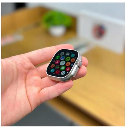 Imagem de Relógio inteligente 2025 Watch Ultra 7 Pulseiras Bluetooth para android e iOs modo esporte 49mm