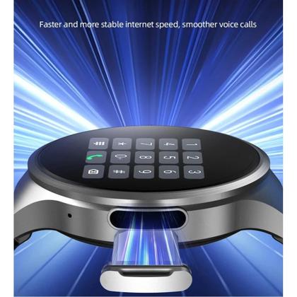 Imagem de Relógio Inteligente 4G Android 10 VP50 Com Câmera Rotativa De 800W, GPS, WiFi E Google Play Store