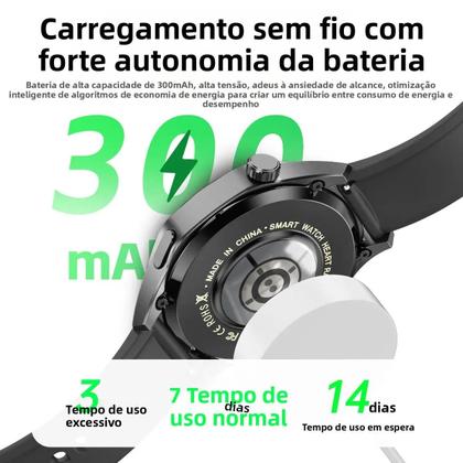 Imagem de Relógio Inteligente Bluetooth Masculino E Feminino Com GPS, NFC, IP68 À Prova d'Água, Monitoramento
