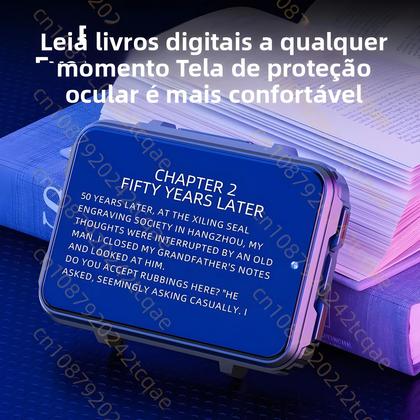 Imagem de Relógio Inteligente Com Tela Grande 4G WiFi GPS Android OS 1500mAh Câmera Dupla Chamada De Vídeo