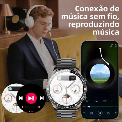 Imagem de Relógio Inteligente Com Tela Touch HD, Assistente De Voz, Chamada BT, Pulseira Para Crianças, 100+