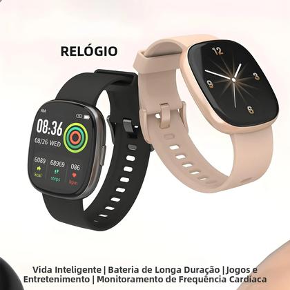Imagem de Relógio Inteligente Feminino 1.83'' HD AMOLED GPS À Prova D'Água Chamada Bluetooth Para Android
