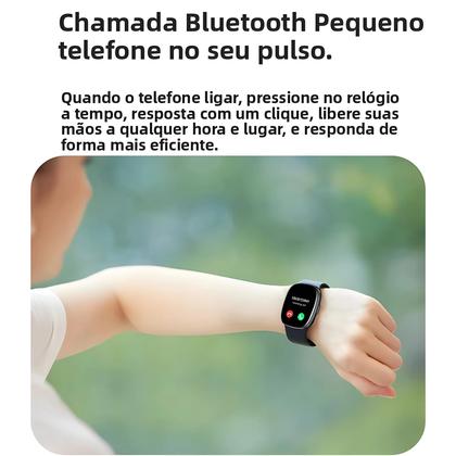 Imagem de Relógio Inteligente Feminino 1.83'' HD AMOLED GPS À Prova D'Água Chamada Bluetooth Para Android