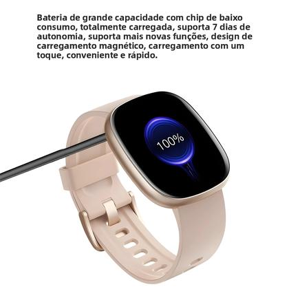 Imagem de Relógio Inteligente Feminino 1.83'' HD AMOLED GPS À Prova D'Água Chamada Bluetooth Para Android