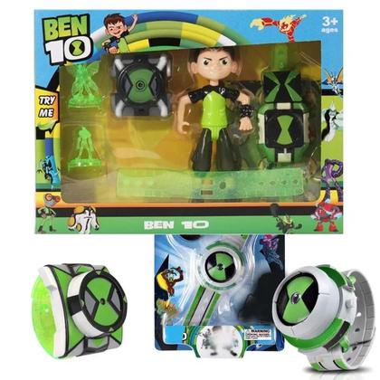 Imagem de Relógio Inteligente Infantil, Figuras De Ação, Omnitrix BEN10 Ben Tennyson, Luz De Projeção, Som,
