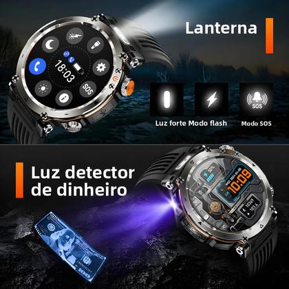 Imagem de Relógio Inteligente LIGE Com Chamadas Bluetooth, Tela IPS De 1,7 Polegadas, Mais De 100 Modos De