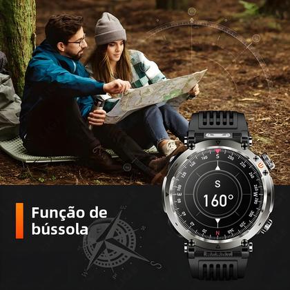 Imagem de Relógio Inteligente LIGE Com Chamadas Bluetooth, Tela IPS De 1,7 Polegadas, Mais De 100 Modos De